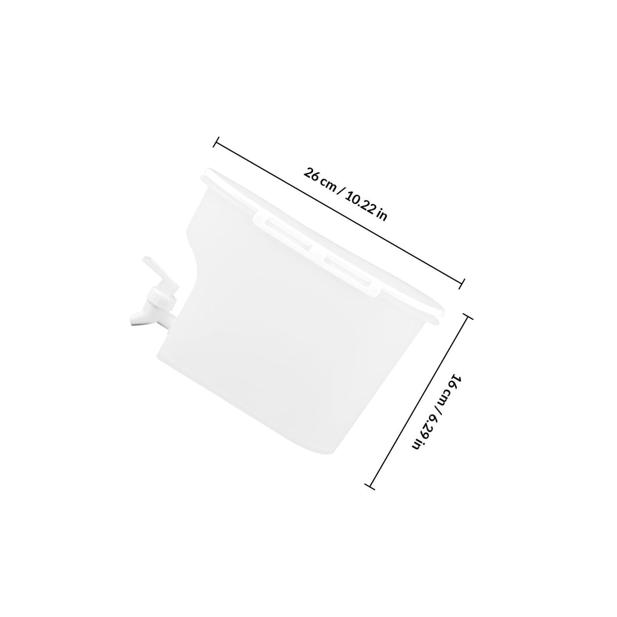 Water Jug with Faucet Heat Resistant PP Pitcher J311