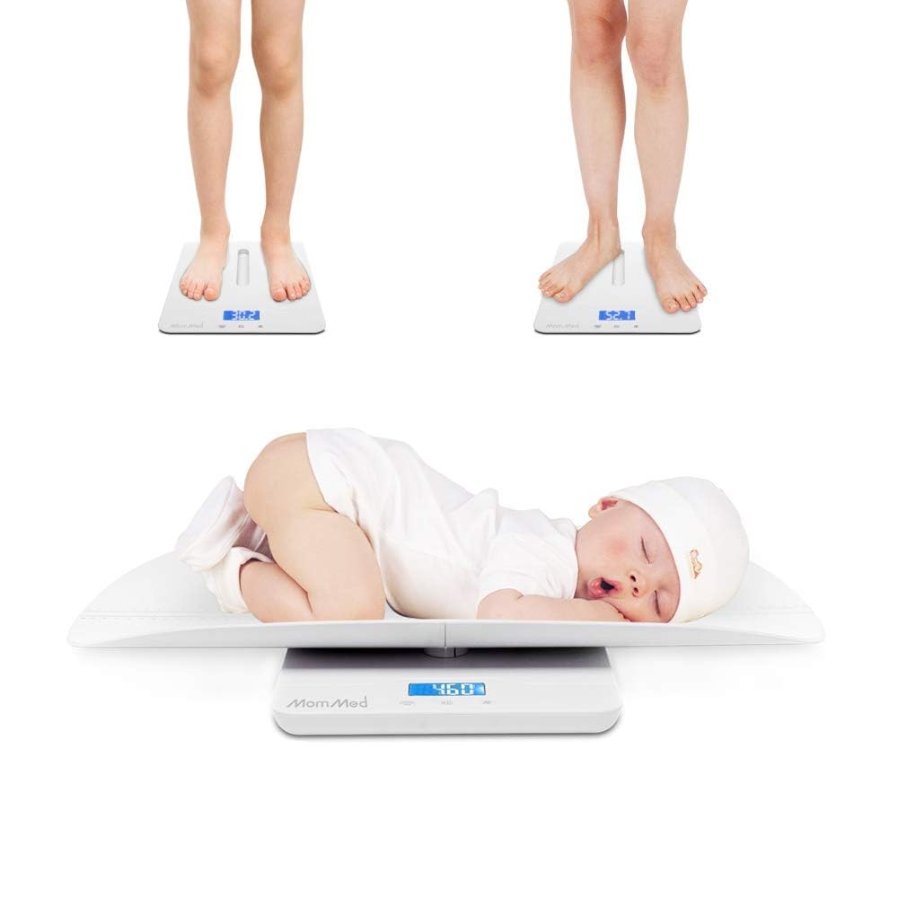 Baby Scale with Hold Function, Blue Backlight, Weight and Height Track P17911