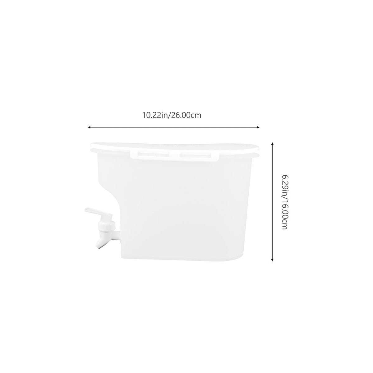 Water Jug with Faucet Heat Resistant PP Pitcher J311