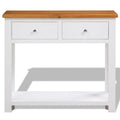Solid Oak Wood Console Table W9681