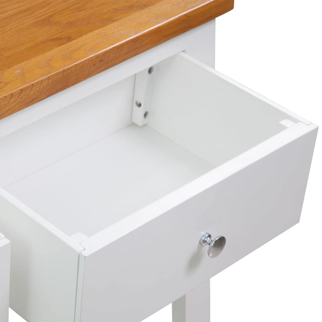 Solid Oak Wood Console Table W9681