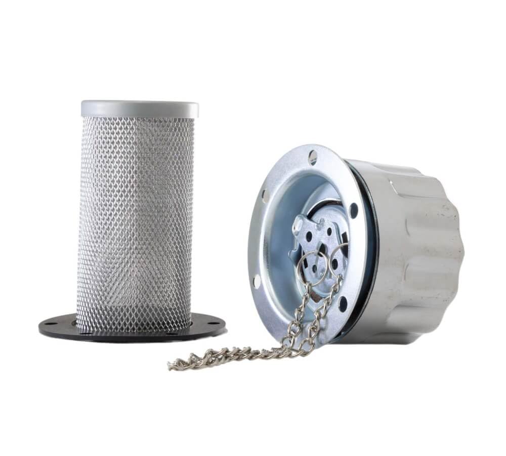 Carbon Steel Hydraulic Tank Breather Cap with Chain J40321