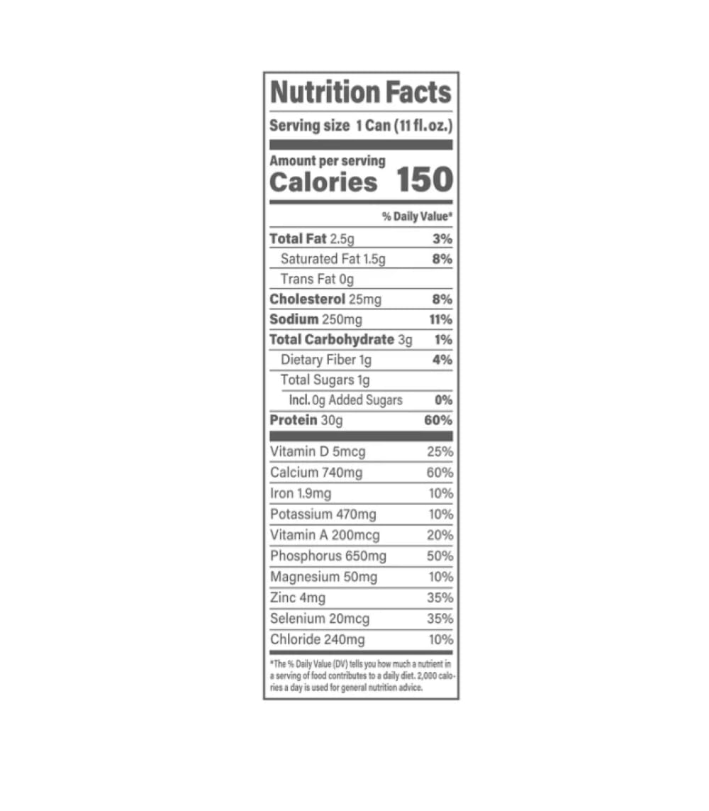 Chocolate Protein Milk Shake 30g Protein 15 Pack A654923