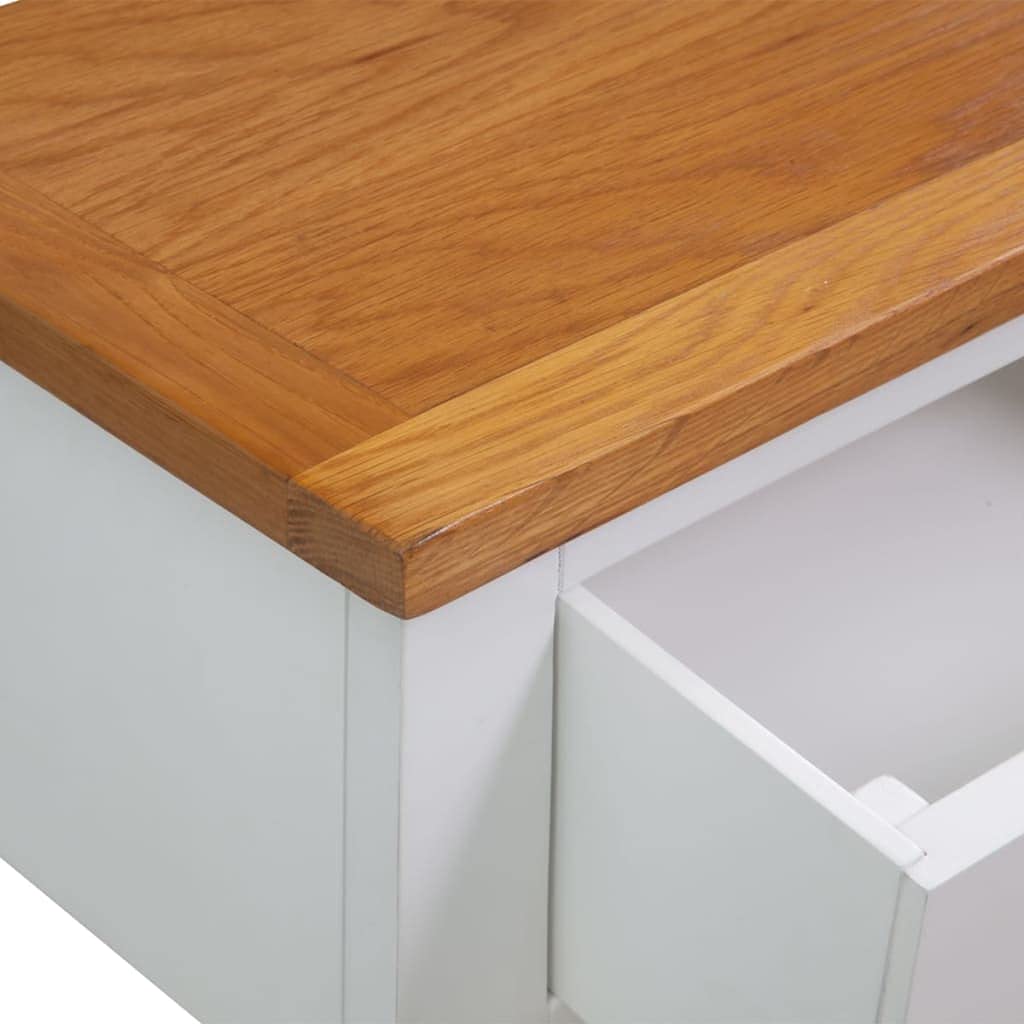 Solid Oak Wood Console Table W9681