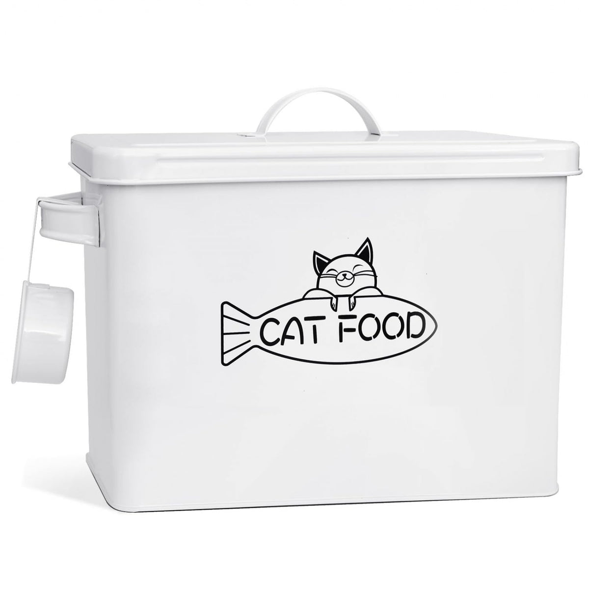 Large Airtight Pet Food Storage Container with Lid and Scoop 12-13 lbs R7814
