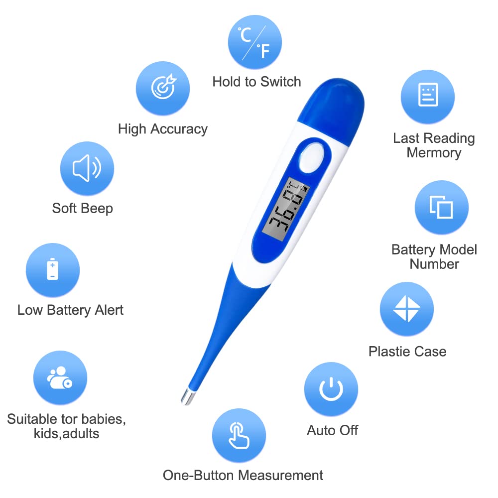 Digital Thermometer with Fever Alarm L33046