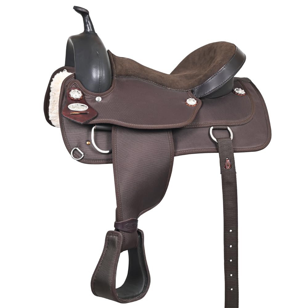 Brown Leather Western Horse Saddle R67983