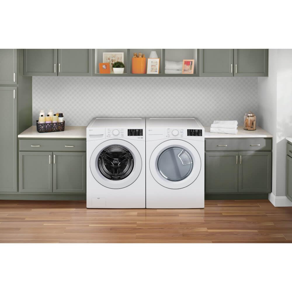 7.4 cu. ft. Vented Stackable Electric Dryer in White O839