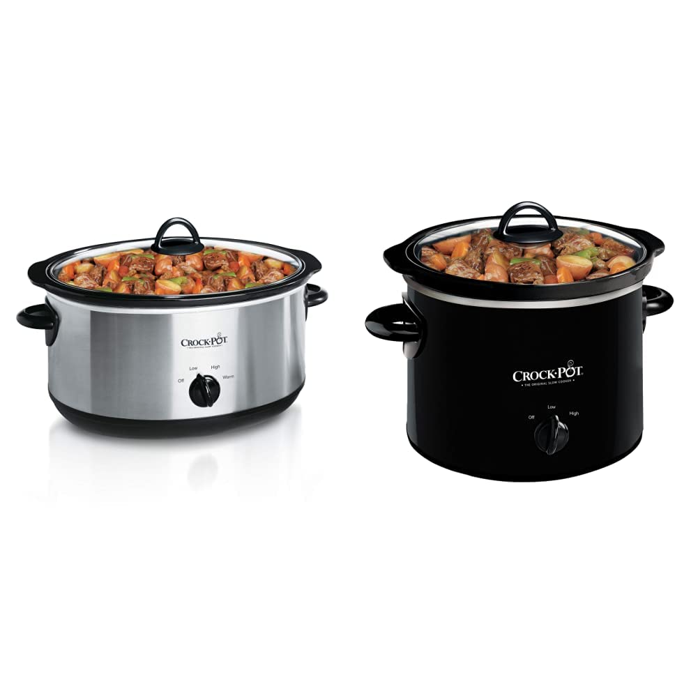 7 Quart and 2 Quart Manual Slow Cooker P782