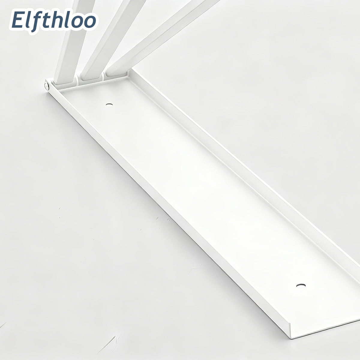 Swivel Kitchen Towel Rack 3-Arm White E534133