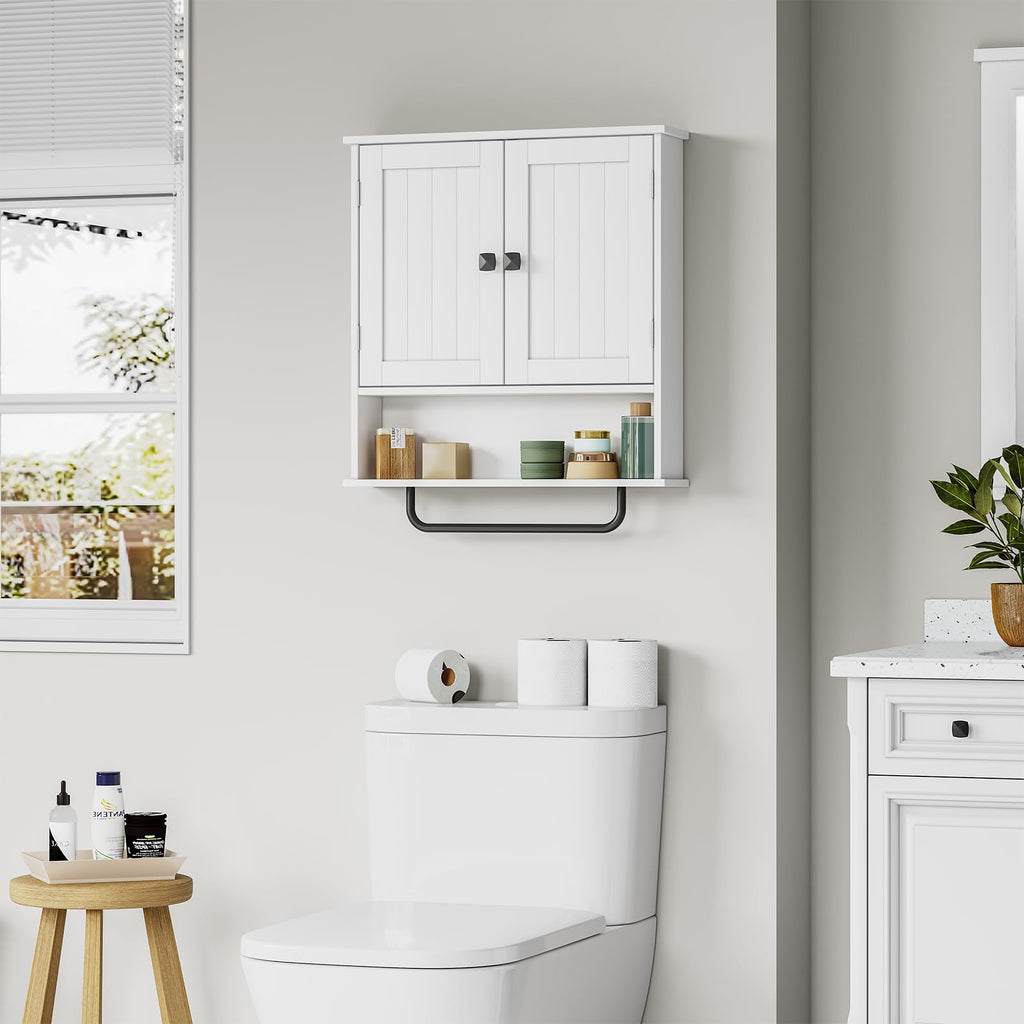 Wall Mounted Medicine Cabinet with Towels Bar D766834