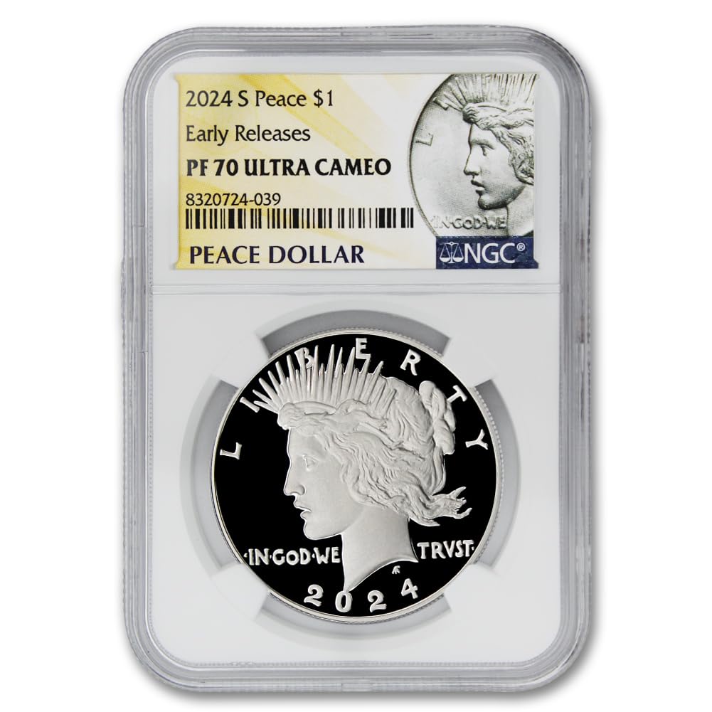 2024 American Silver Peace Dollar Coin PF-70 Ultra Cameo E150831