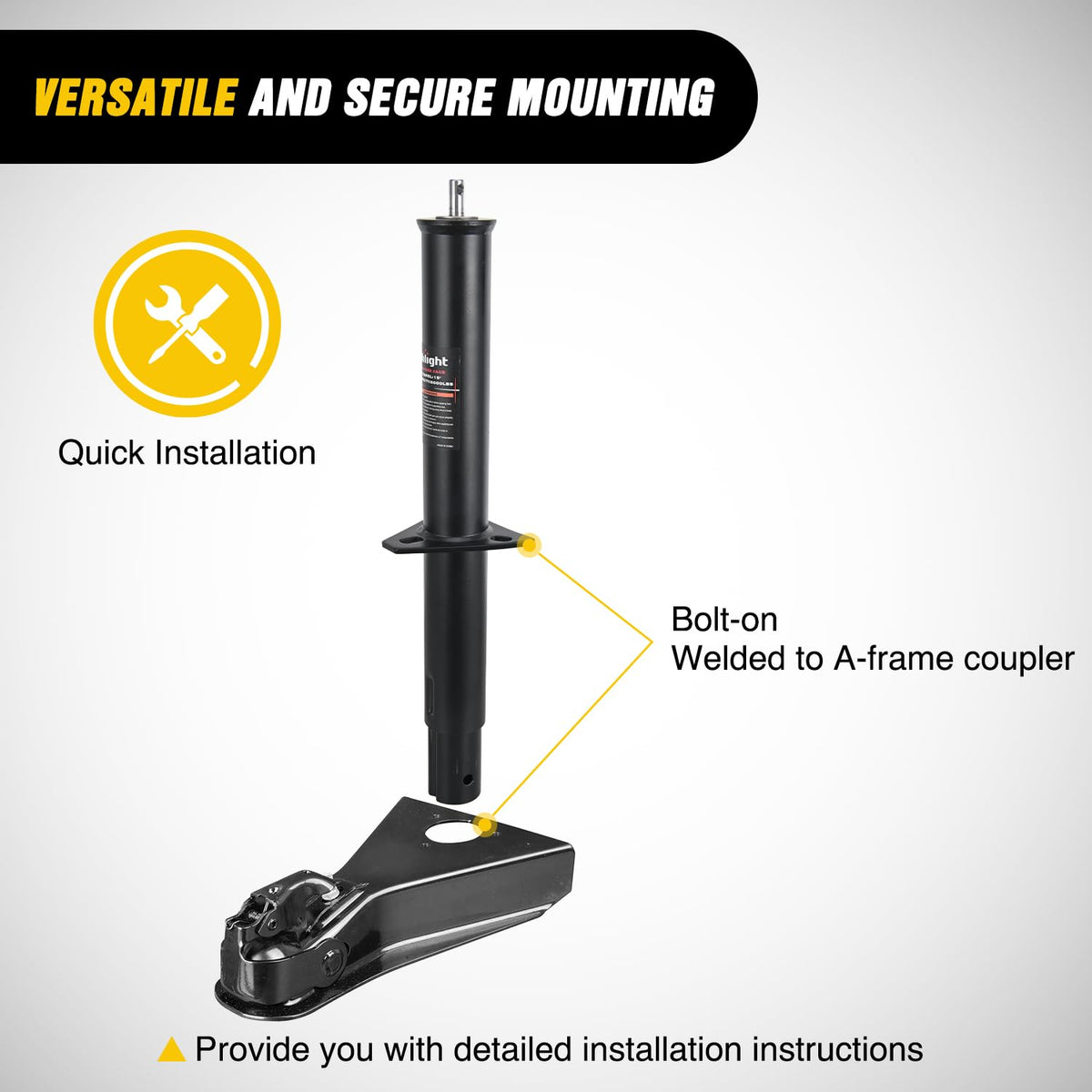 5000 lbs A-Frame Trailer Tongue Jack Q483