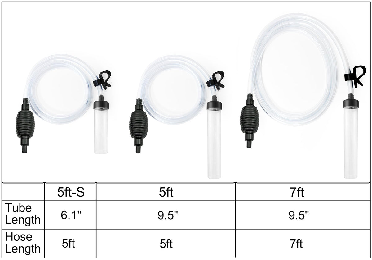 5ft Aquarium Siphon Vacuum Cleaner J736