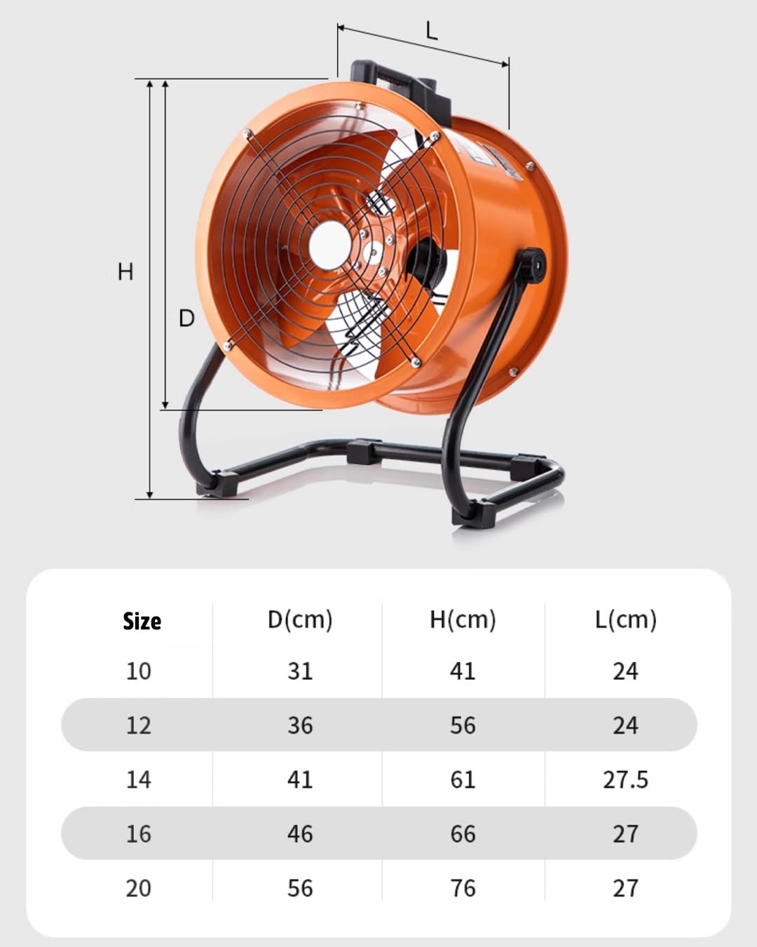 High Velocity Outdoor Pedestal Fan 3-Speed 20in F247