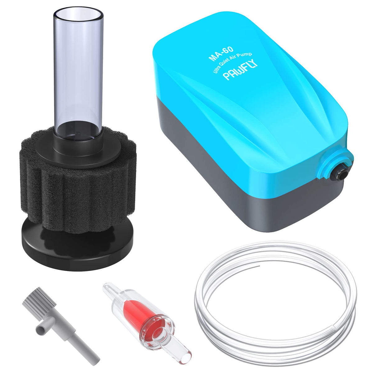 Aquarium Air Pump with Sponge Filter Kit X176339