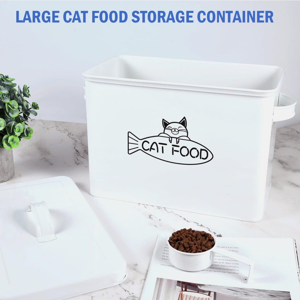 Large Airtight Pet Food Storage Container with Lid and Scoop 12-13 lbs R7814