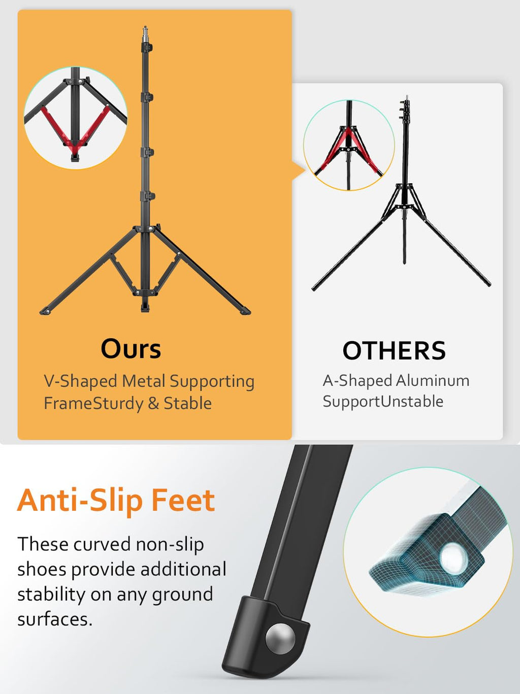 1.7M Aluminum Alloy Camera Tripod M302