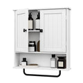 Wall Mounted Medicine Cabinet with Towels Bar D766834