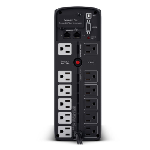 1500VA/1000W 12 Outlets Mini Tower UPS System W53718