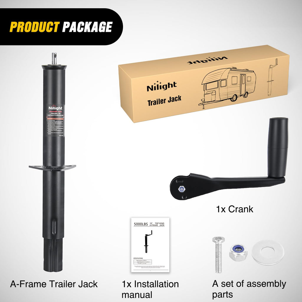 5000 lbs A-Frame Trailer Tongue Jack Q483