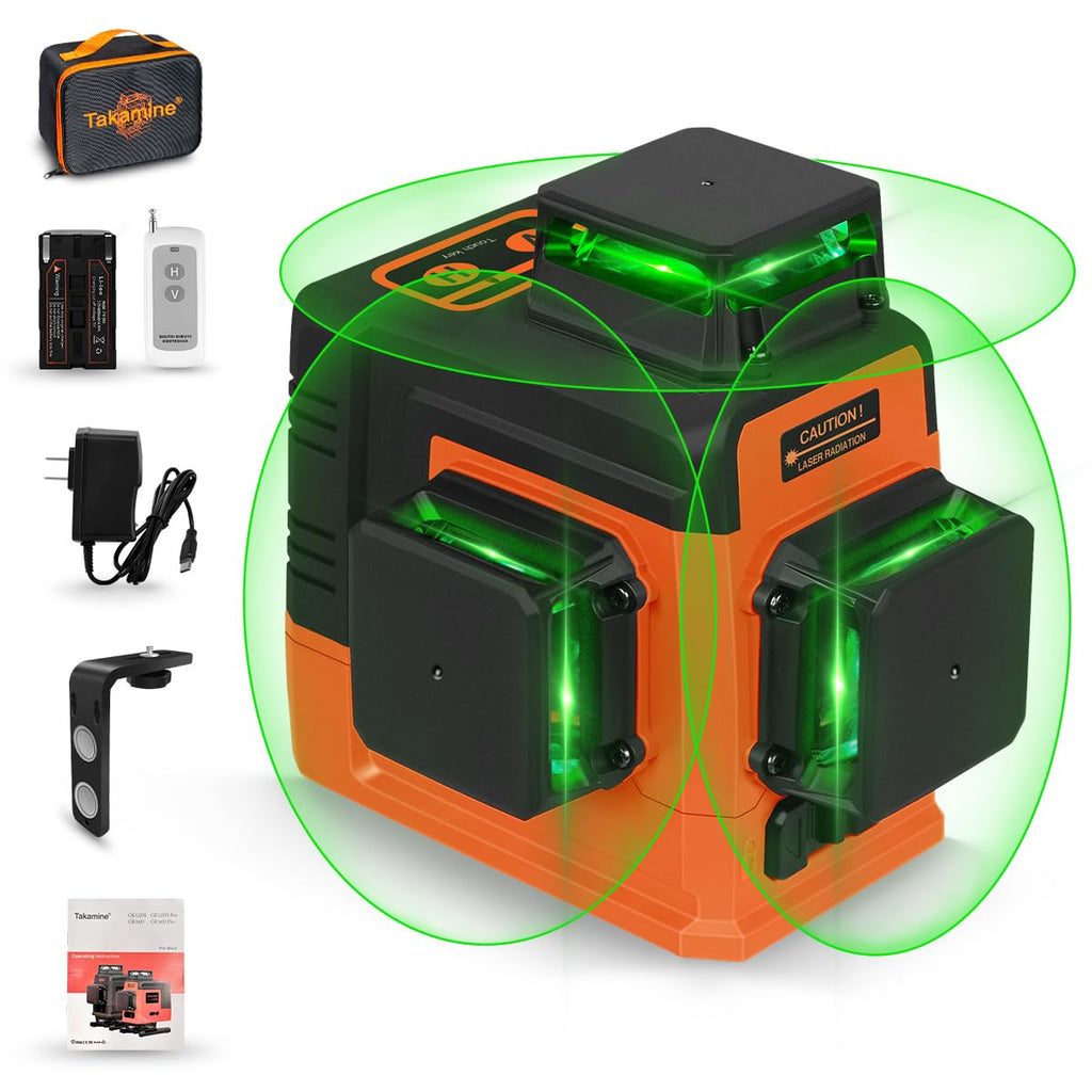 Self Leveling 3D Green Laser Level K978232