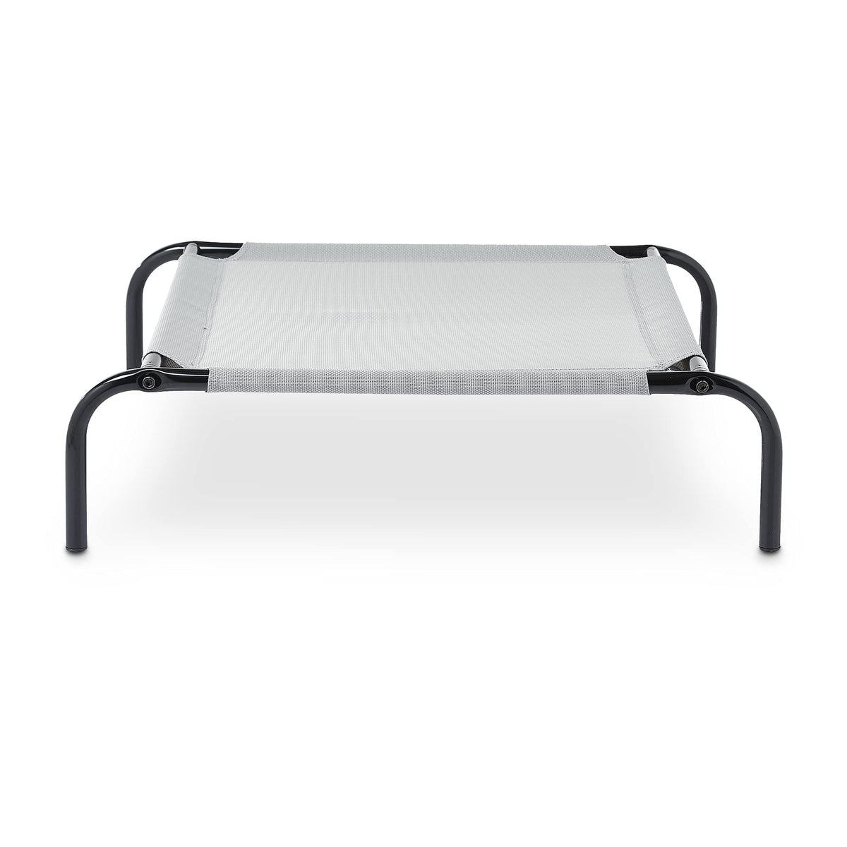 Elevated Dog Bed with Metal Frame, Grey Q525