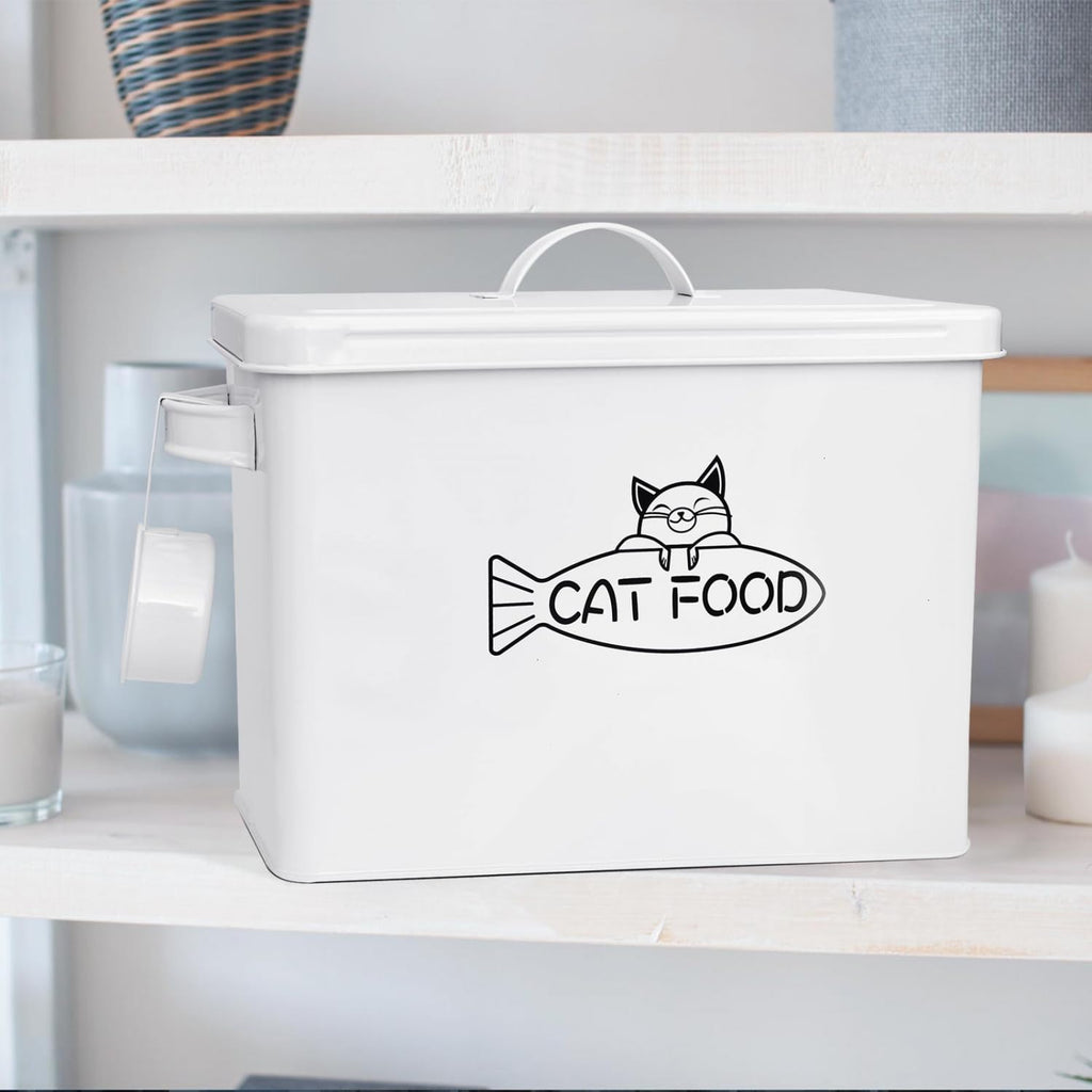Large Airtight Pet Food Storage Container with Lid and Scoop 12-13 lbs R7814