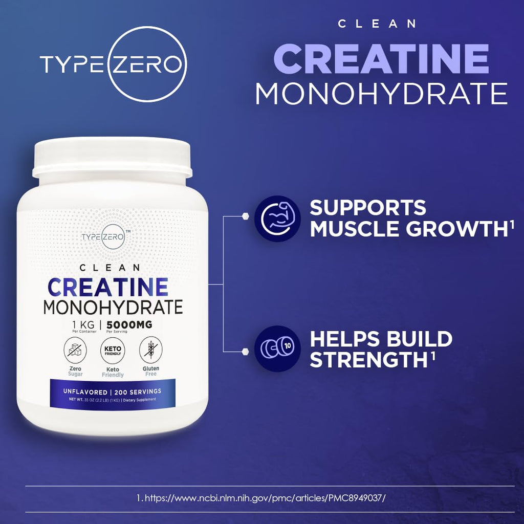 Unflavored Micronized Creatine Monohydrate 1 KG P4540