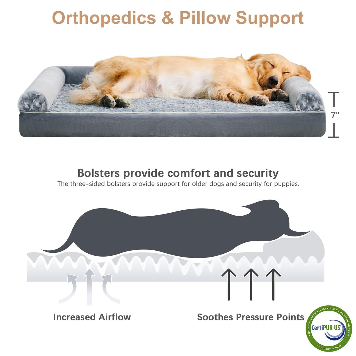 Washable Large Dog Bed M954