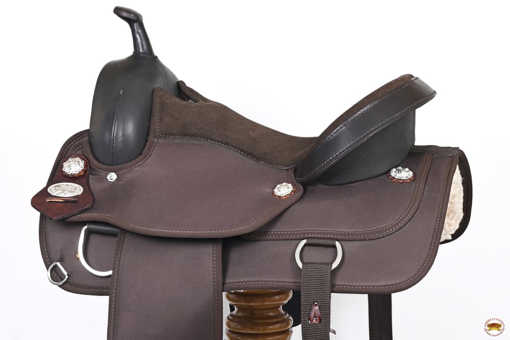 Brown Leather Western Horse Saddle R67983