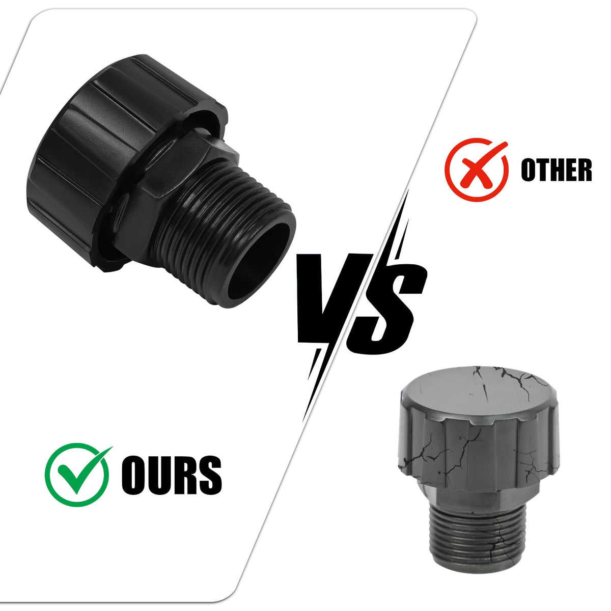 3/4 NPT Hydraulic Power Unit Poly Breather Cap 2 PCS J413748