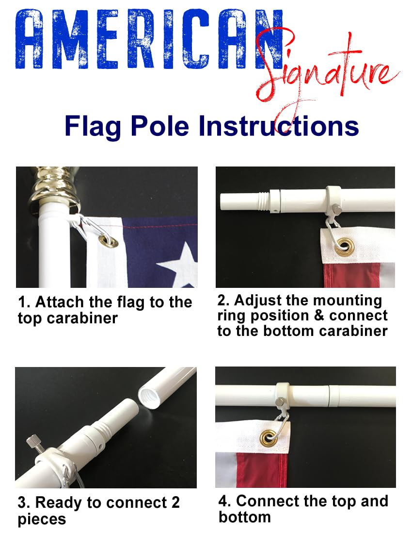6 Ft Aluminum Flag Pole U7018