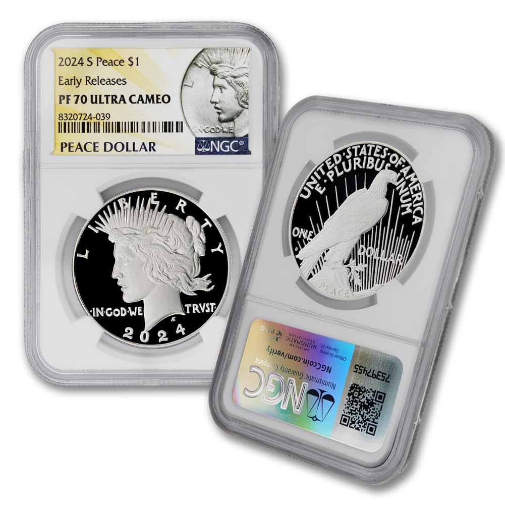 2024 American Silver Peace Dollar Coin PF-70 Ultra Cameo E150831