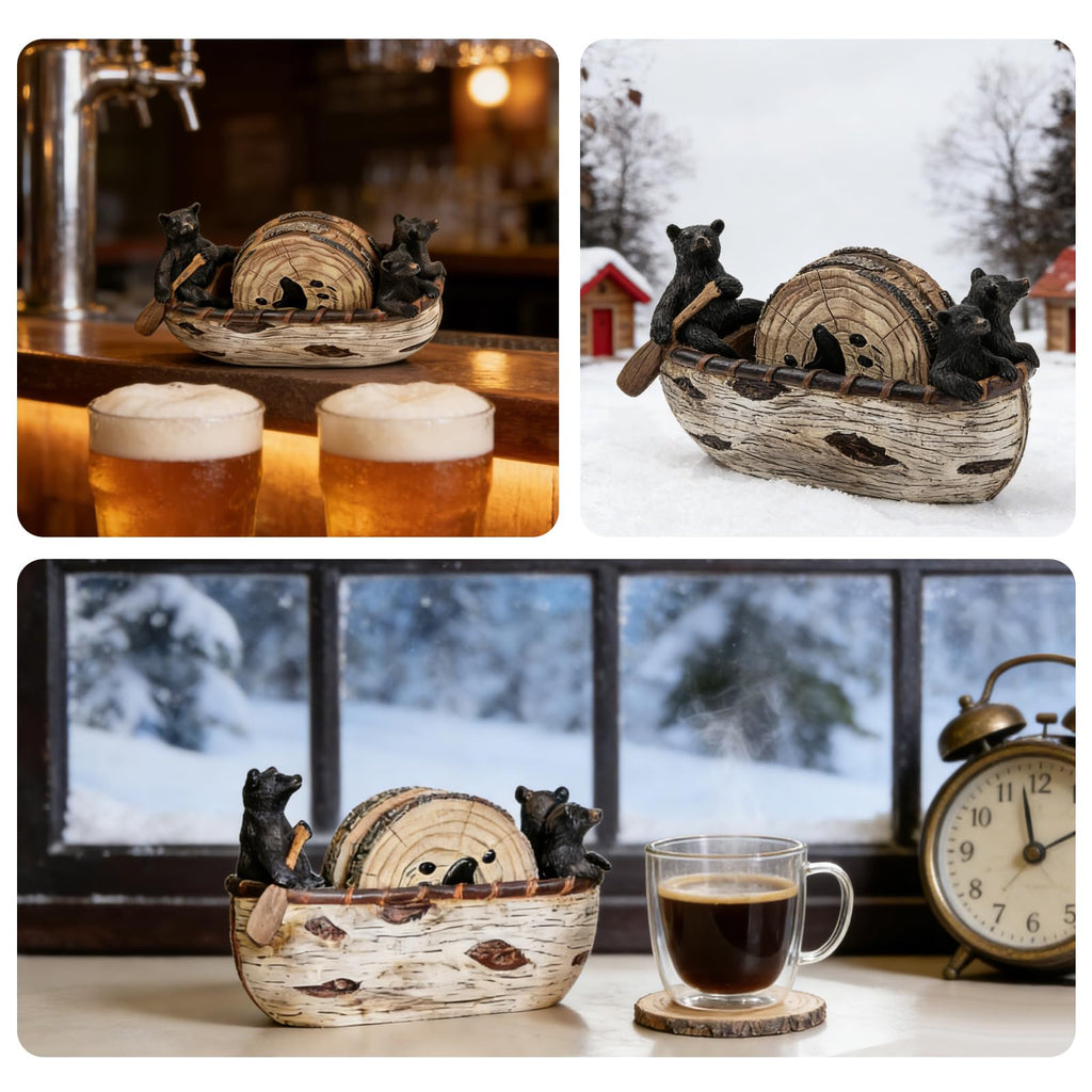 Wooden Drink Coasters Set of 6 U731337