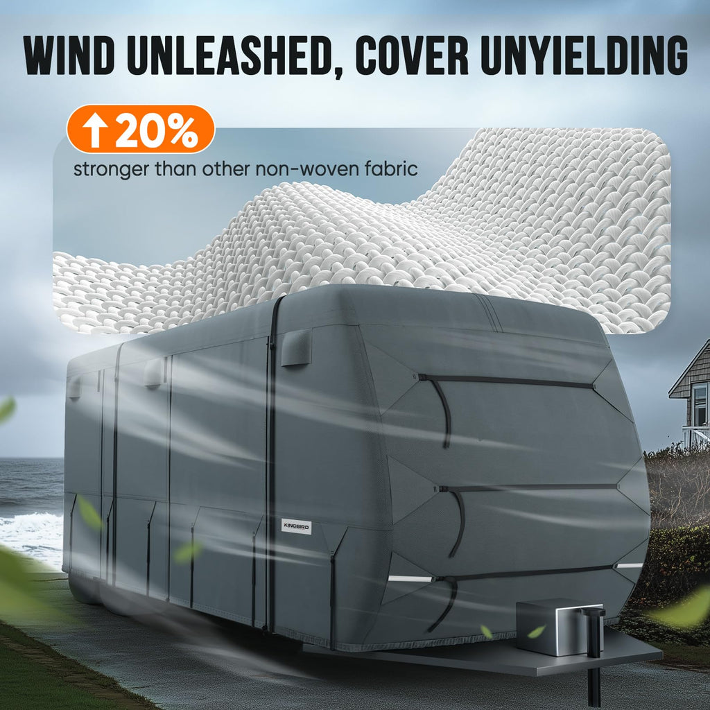 Heavy Duty RV Cover Fits 27-30ft Travel Trailers B193543