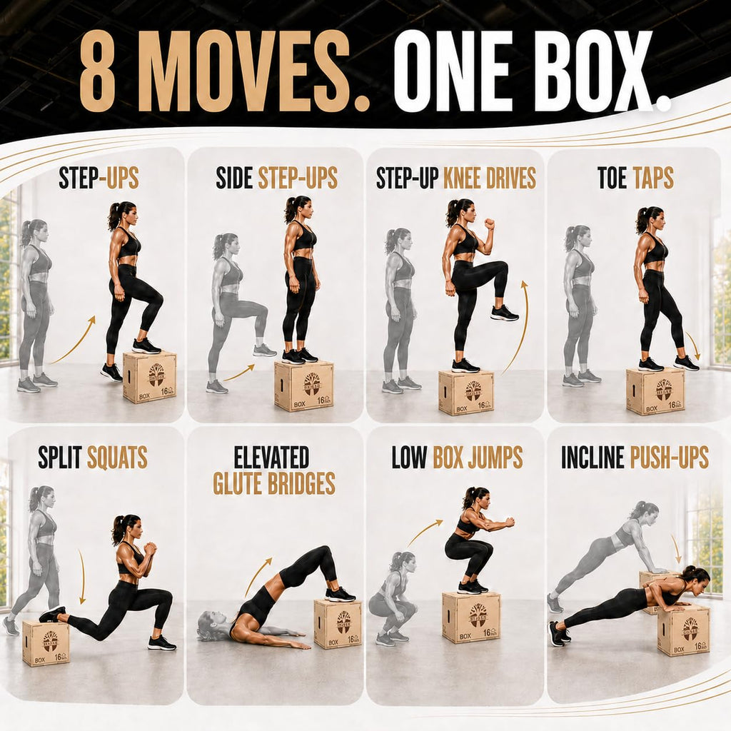 3-in-1 Wood Plyometric Jump Platform T344227