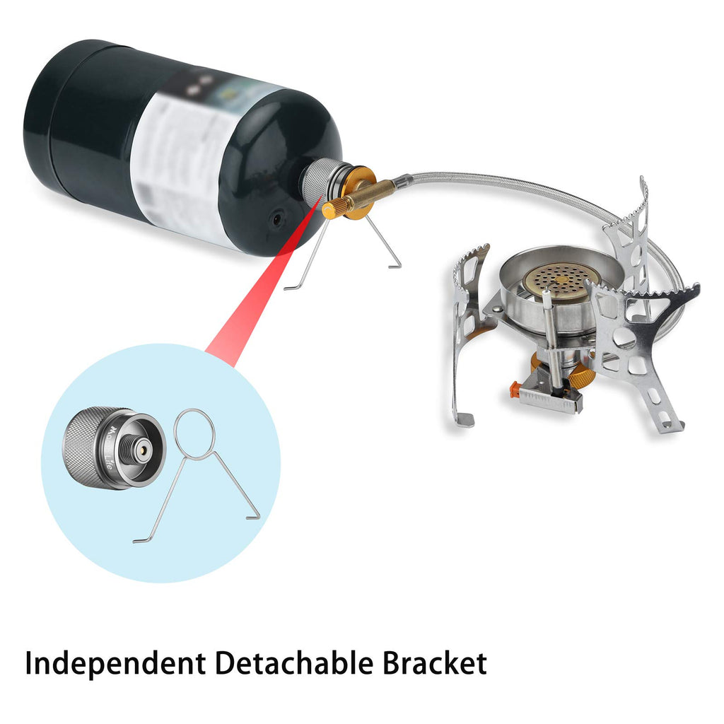 Camping Stove Gas Converter with 16 oz Tank I63850