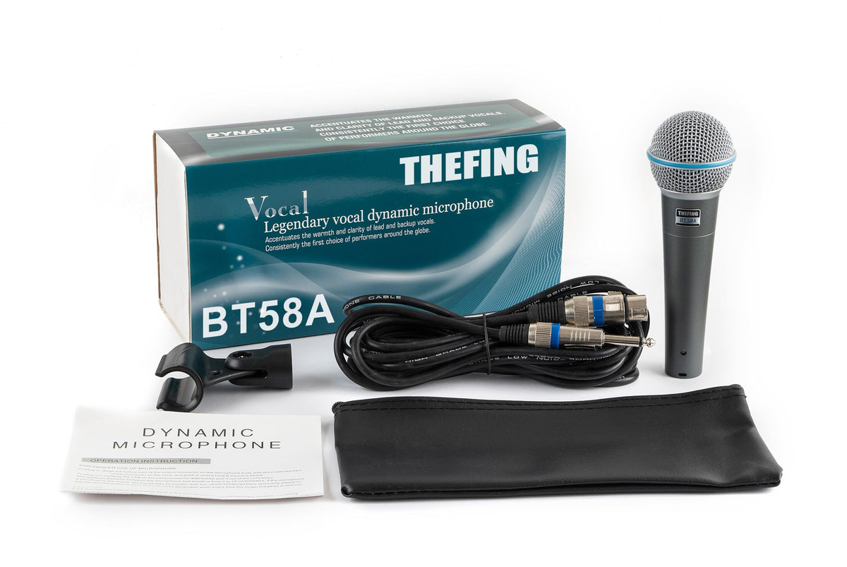 Wired Dynamic Handheld Karaoke Microphone with Audio Cable S182
