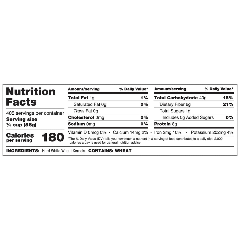 50 lb Bulk Bag Whole White Spring Wheat X874