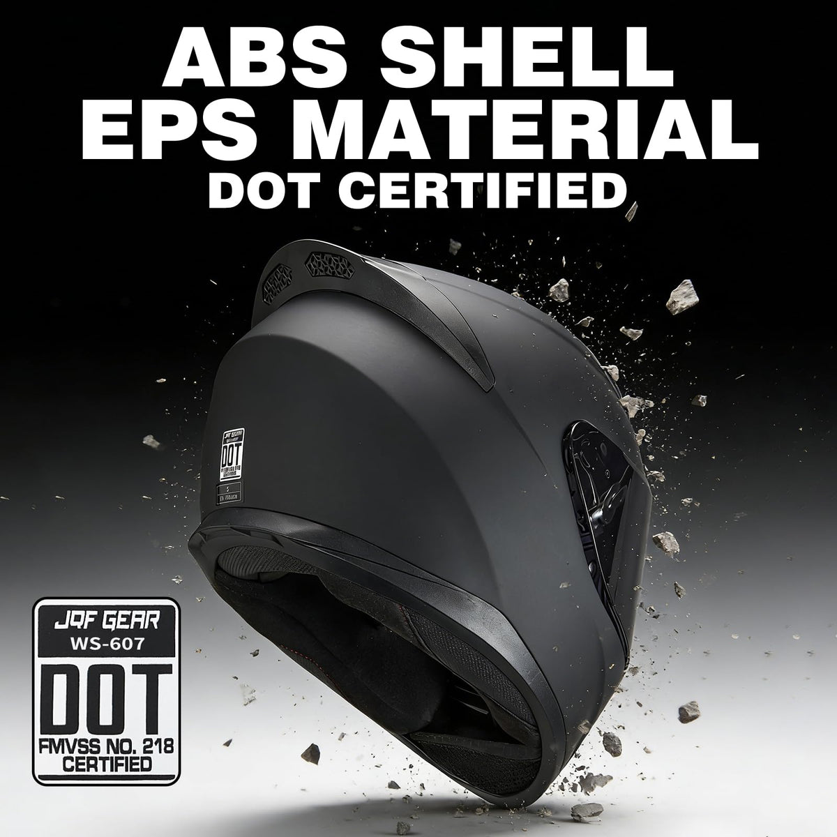 Full Face Motorcycle Helmet DOT Approved O30594