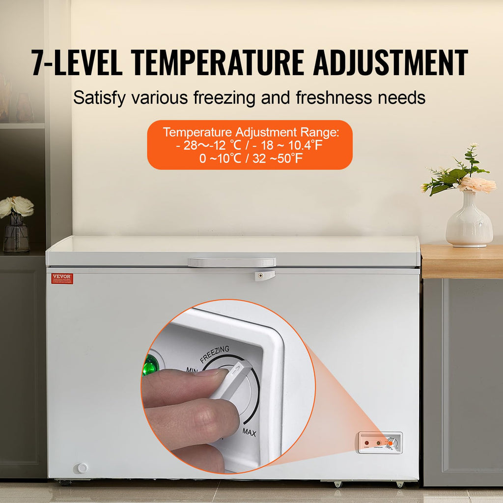 12.8 Cu.ft Chest Freezer with 4 Removable Baskets T555504