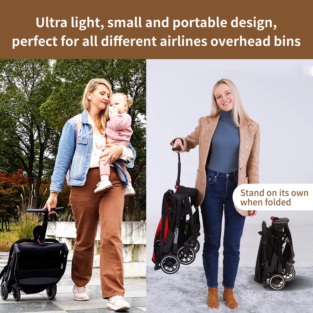 Portable Lightweight Umbrella Stroller with Sun Canopy K74746