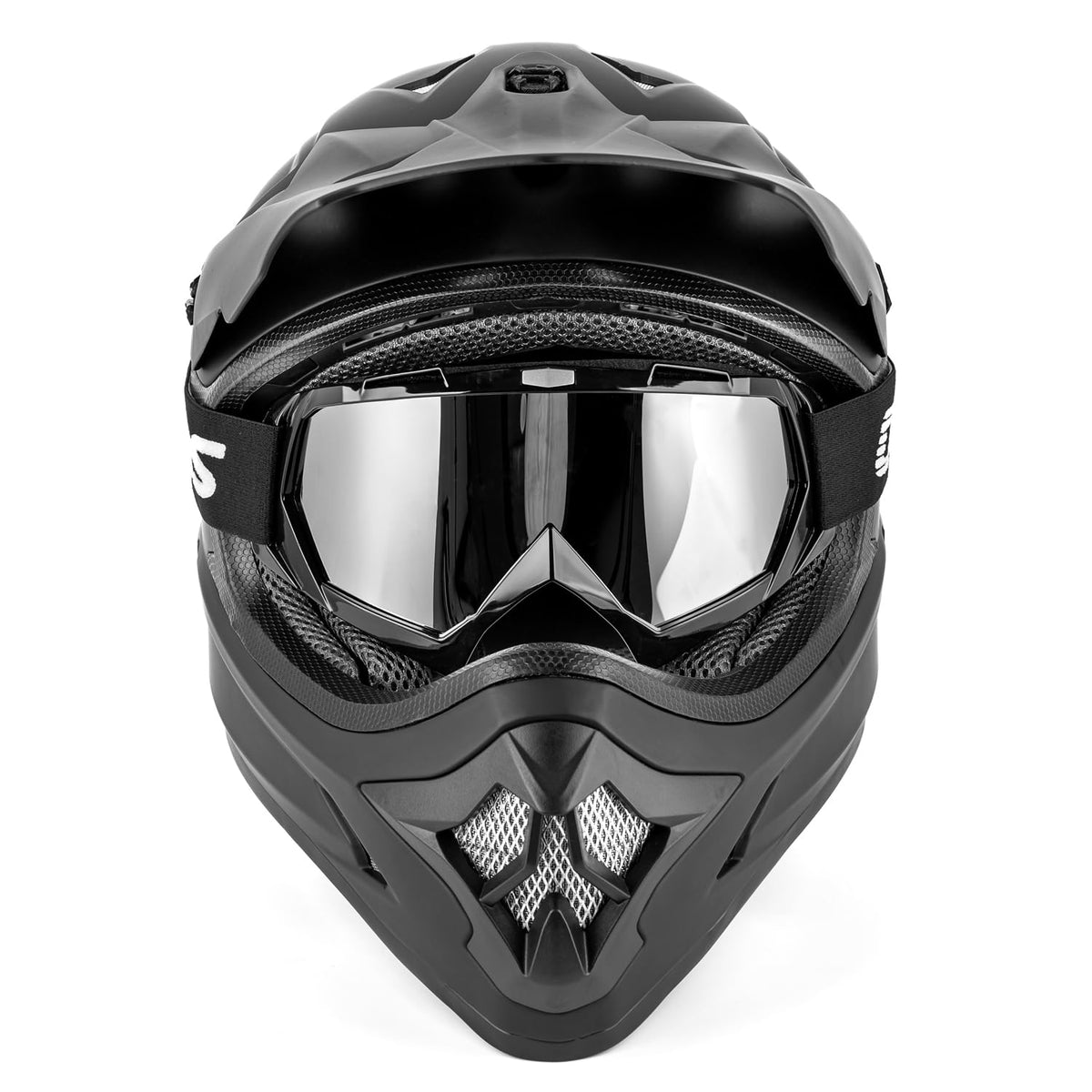 Adult ATV Dirt Bike Helmet with Goggles Gloves & Mask V287