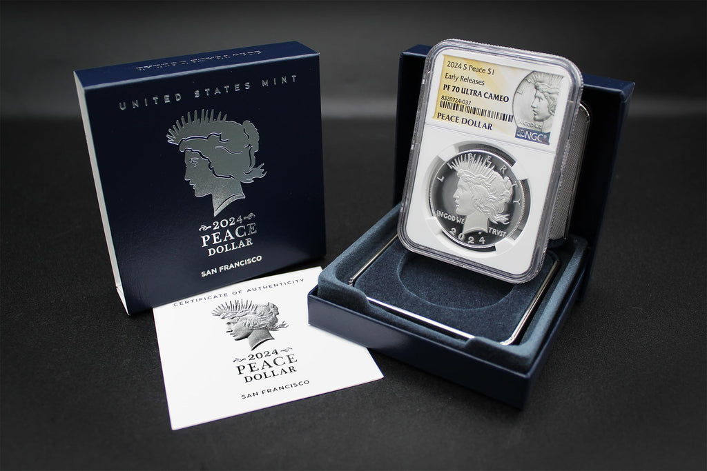 2024 American Silver Peace Dollar Coin PF-70 Ultra Cameo E150831