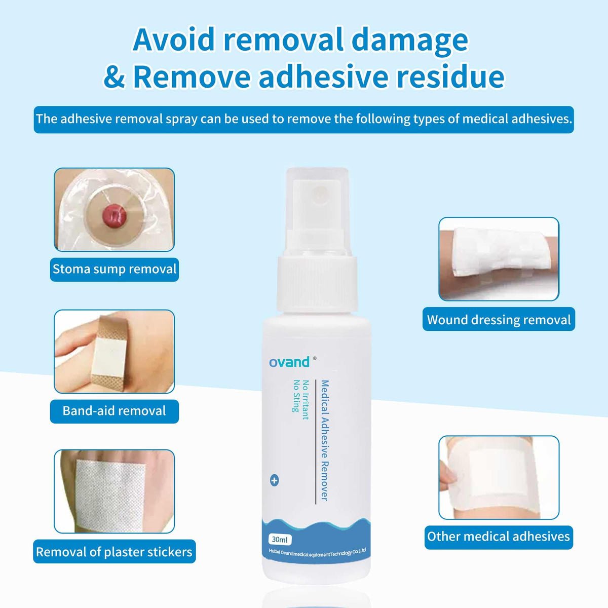 2oz Alcohol Free Sting Free Medical Adhesive Remover Spray A28228