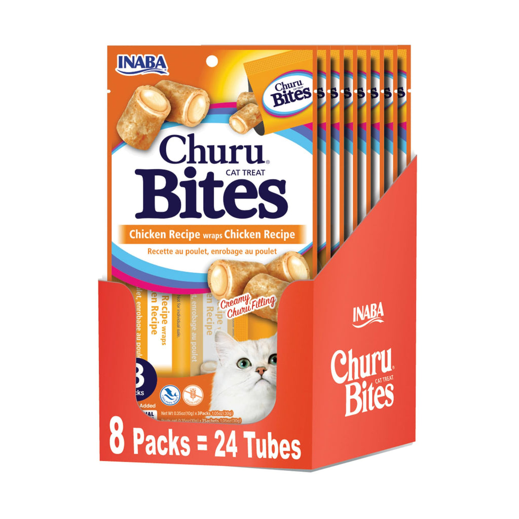 Soft Chewy Baked Chicken Cat Treats with Vitamin E, 24 Tubes V905911