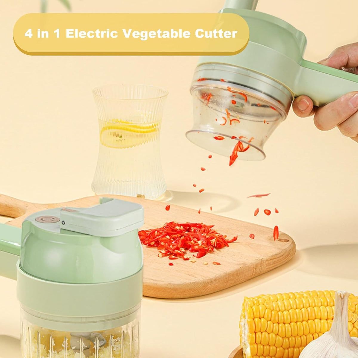 Portable Wireless Electric Vegetable Chopper O1576