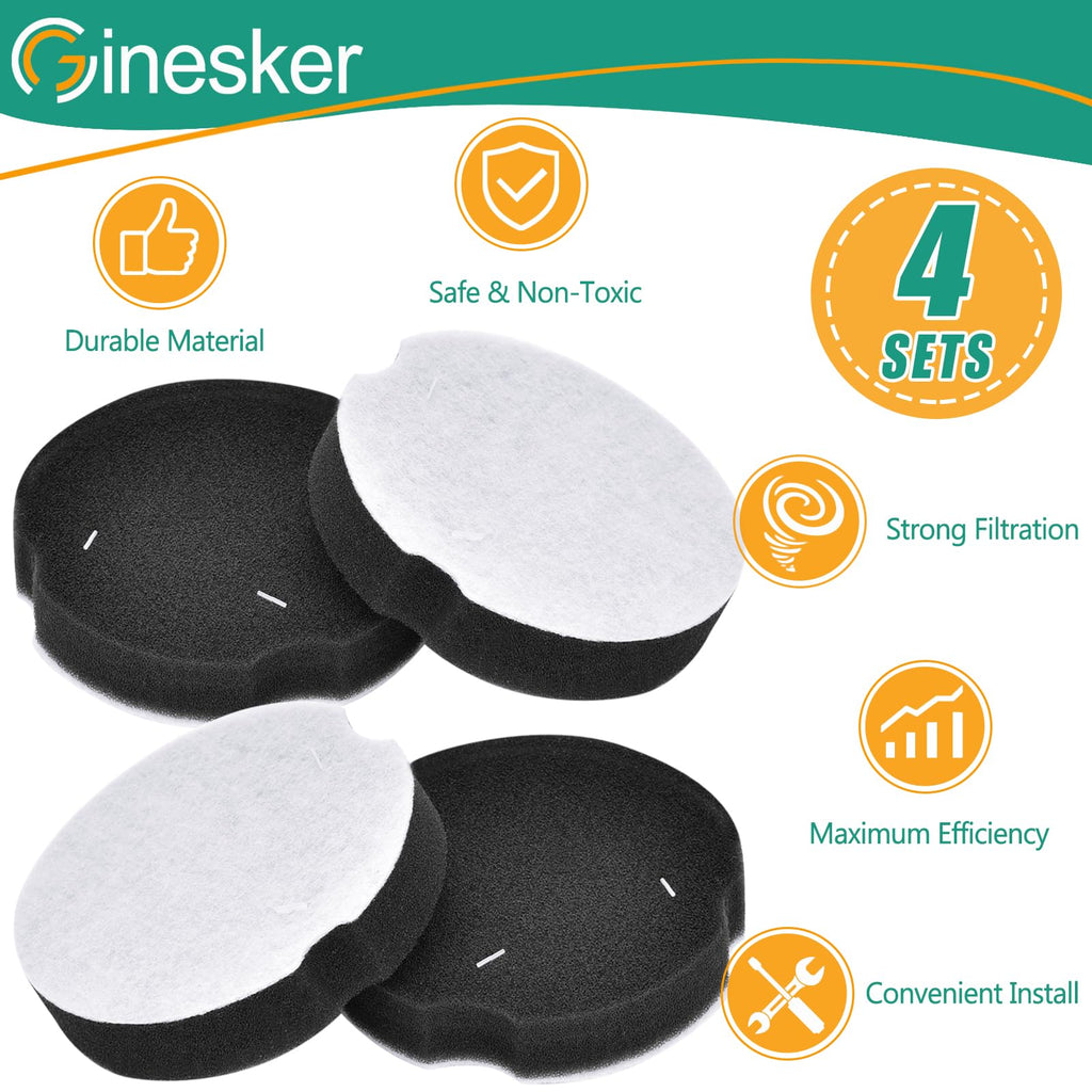 4 Pack Replacement Filters for Upright Vacuum Cleaner C66613