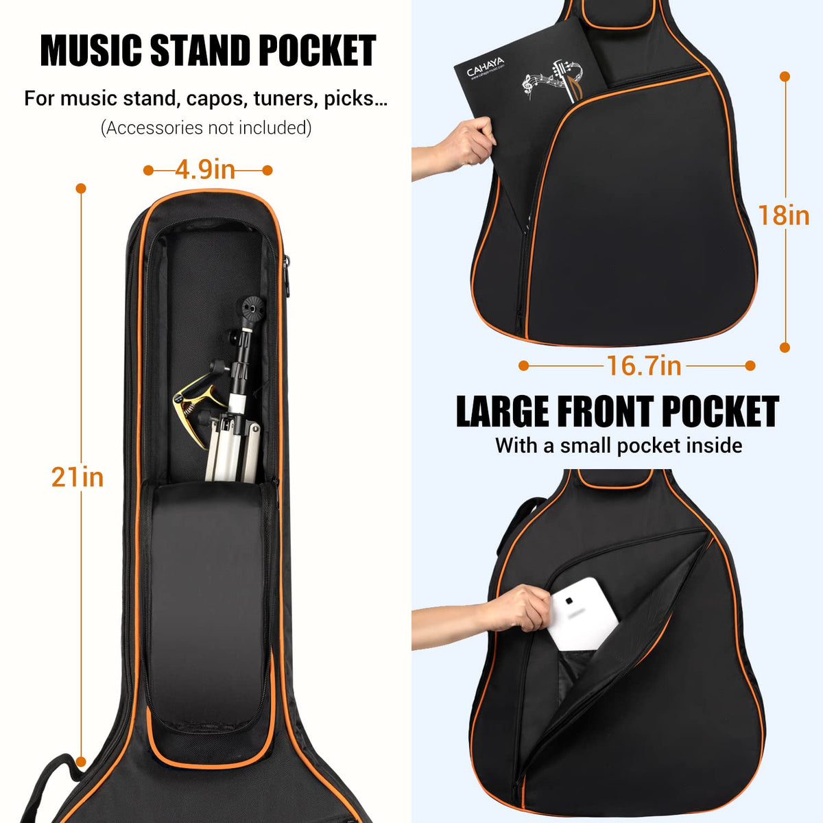 44 Inch Guitar Bag with Adjustable Shoulder Strap P999990